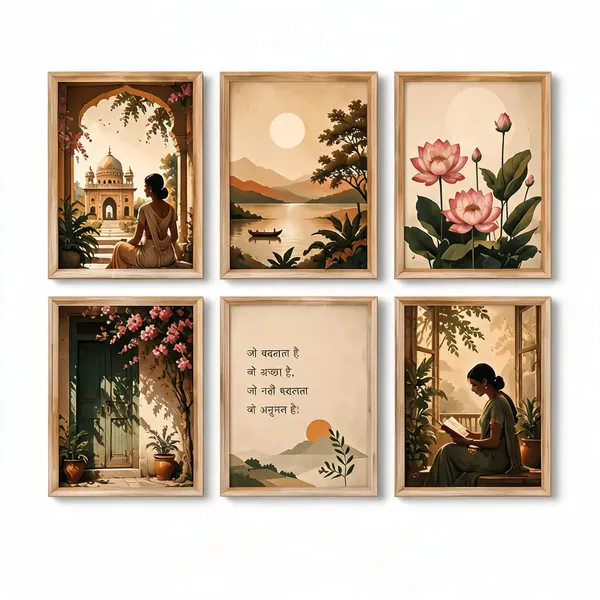 Wooden_Framed_Scenic_Wall_Art_Set_Of_6