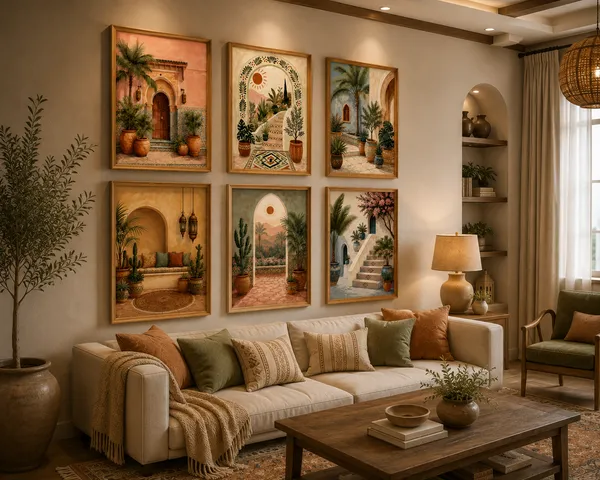 Wooden_Mediterranean_Scenic_Set_Of_6_Wall_Art_Frames