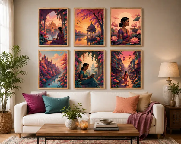 Wooden_Contemporary_Scenic_Art_Set_Of_6_Wall_Paintings