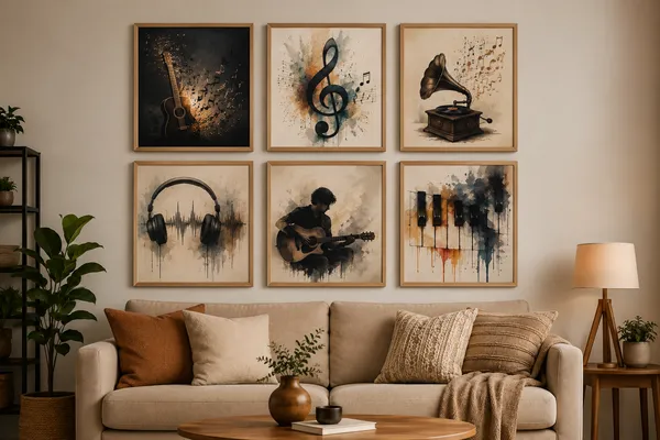 Wooden_Modern_Musical_Art_Framed_Wall_Decor_Set