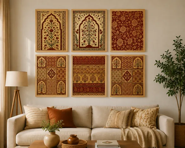 Traditional_Floral_Pattern_Framed_Wall_Art_Set