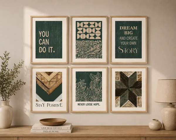 Wooden_Contemporary_Motivational_Wall_Art_Frame_Set