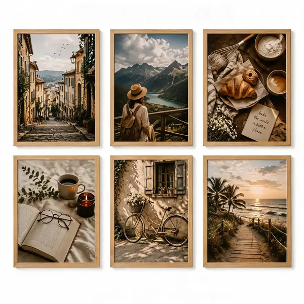 Wooden_Vintage_Scenic_Print_Photo_Frame_Set_Of_6
