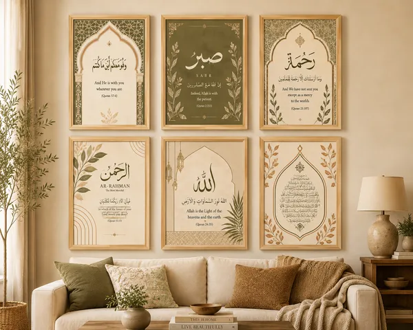 Wooden_Islamic_Calligraphy_Set_Of_6_Wall_Art