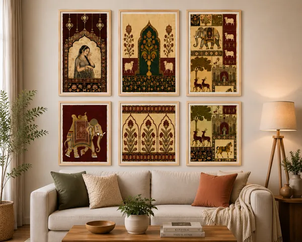Wooden_Traditional_Indian_Folk_Art_Framed_Wall_Decor_Set