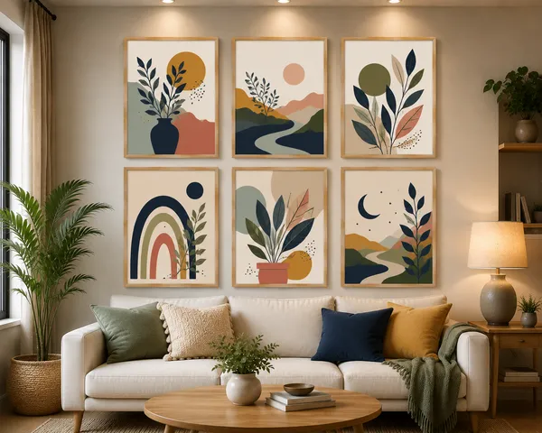 Framed_Abstract_Botanical_Print_Wall_Art_Set_Of_6