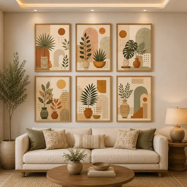 Framed_Abstract_Botanical_Print_Wall_Art_Set_Of_6