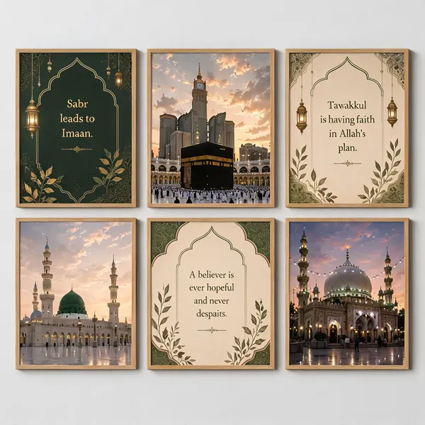 Islamic_Religious_Quote_Framed_Wall_Art_Set