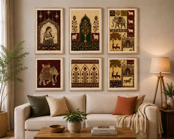 Traditional_Indian_Art_Print_Wall_Decor_Set