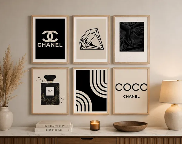 Wooden_Modern_Fashion_Graphic_Framed_Wall_Art_Set