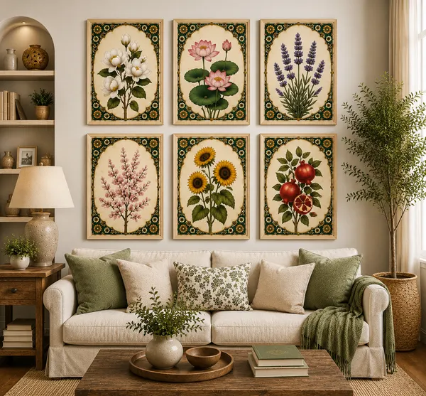 Wood_Botanical_Floral_Print_Wall_Art_Set