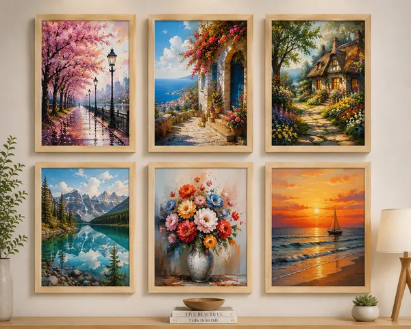 Wooden_Scenic_Floral_Wall_Art_Painting_Set_Of_6