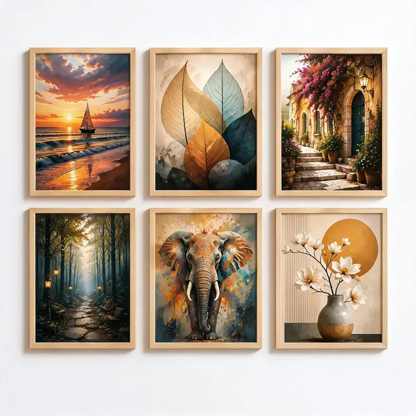 Framed_Artistic_Scenic_Wall_Art_Set_Of_6
