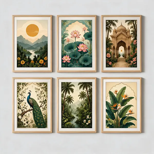 Wooden_Botanical_Landscape_Framed_Wall_Art_Set