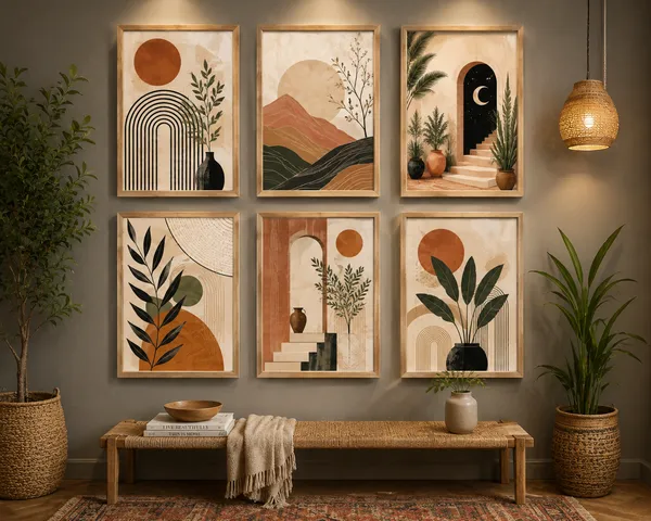 Wooden_Abstract_Botanical_Print_Wall_Art_Set