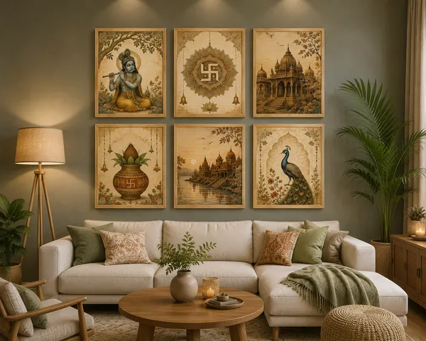 Traditional_Indian_Religious_Art_Set_Of_6_Framed_Wall_Decor