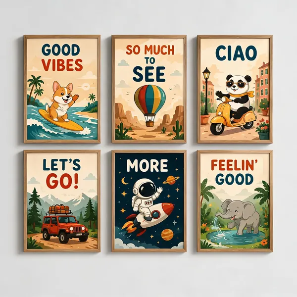 Wooden_Inspirational_Illustrated_Set_Of_6_Wall_Art_Frames