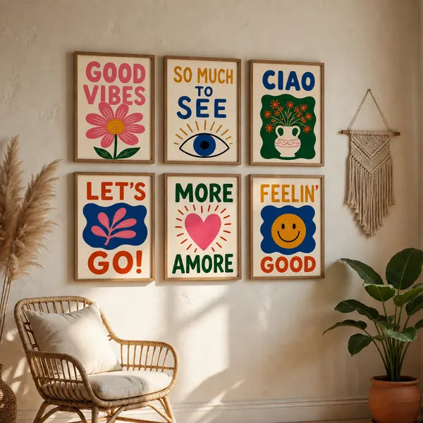 Wooden_Contemporary_Typography_Set_Of_6_Wall_Art_Frames