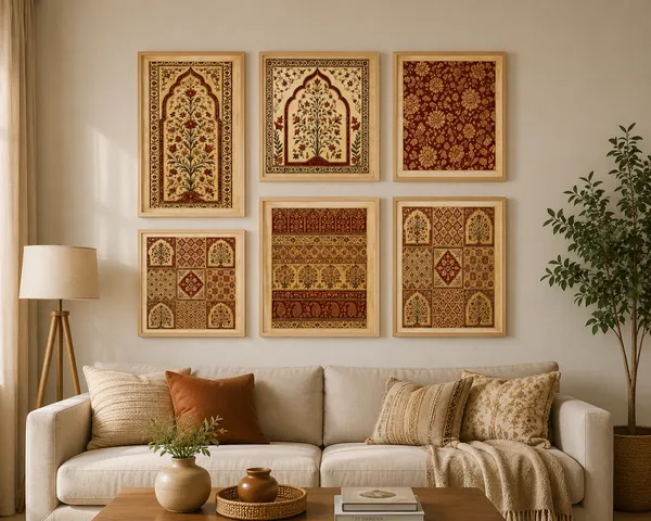 Bohemian_Abstract_Framed_Art_Set_Wall_Decor