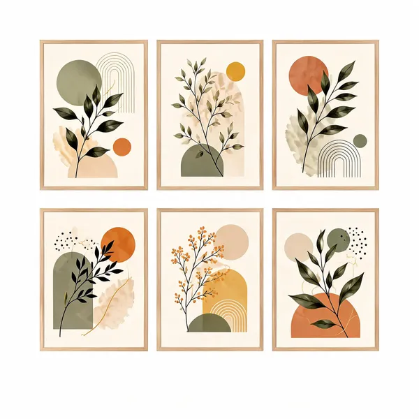 Wooden_Abstract_Botanical_Set_Of_6_Wall_Art_Frames
