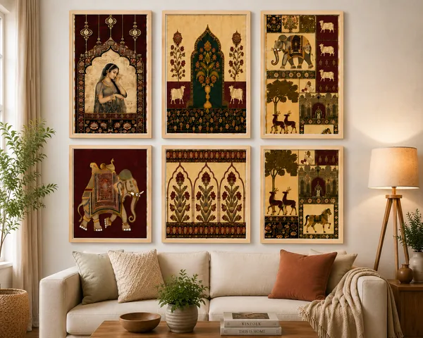 Wooden_Traditional_Indian_Art_Framed_Wall_Decor_Set