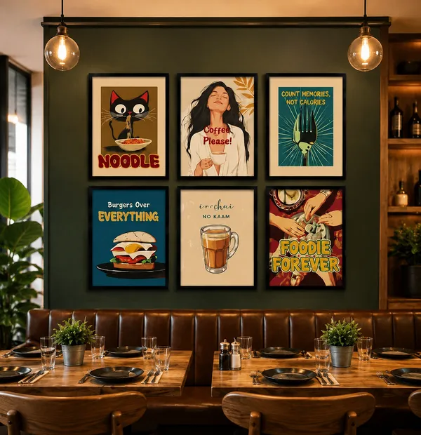 Framed_Contemporary_Food_Quote_Art_Set