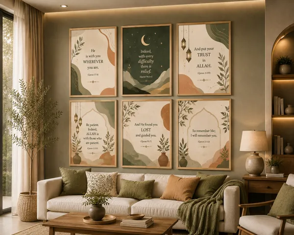 Framed_Islamic_Quote_Wall_Art_Set