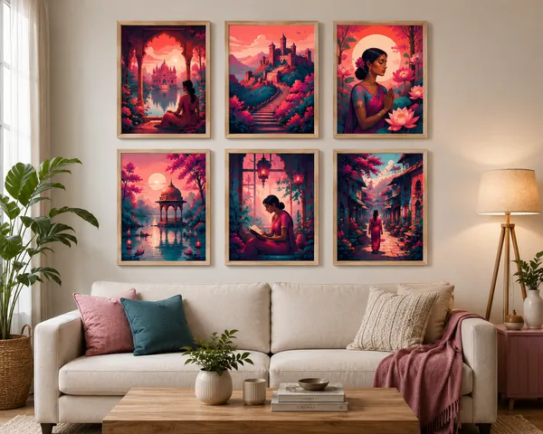 Wood-Tone_Contemporary_Scenic_Wall_Art_Set_Of_6