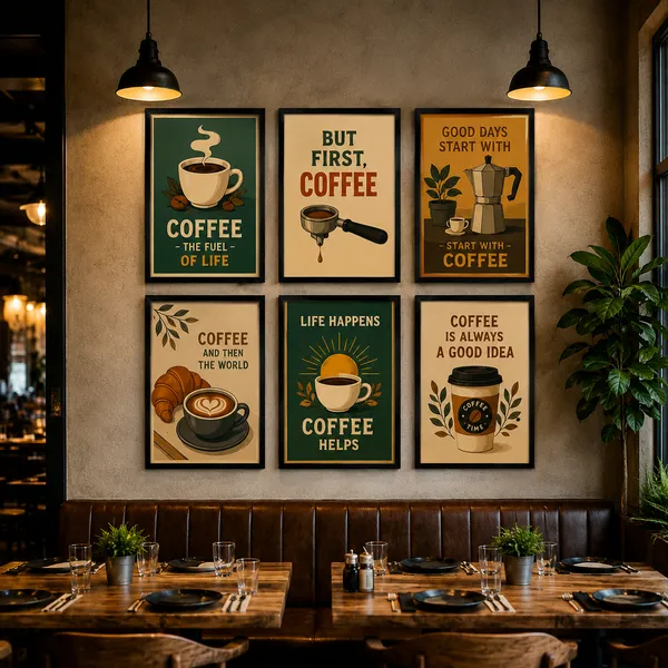Coffee_Quote_Framed_Wall_Art_Set_Of_6
