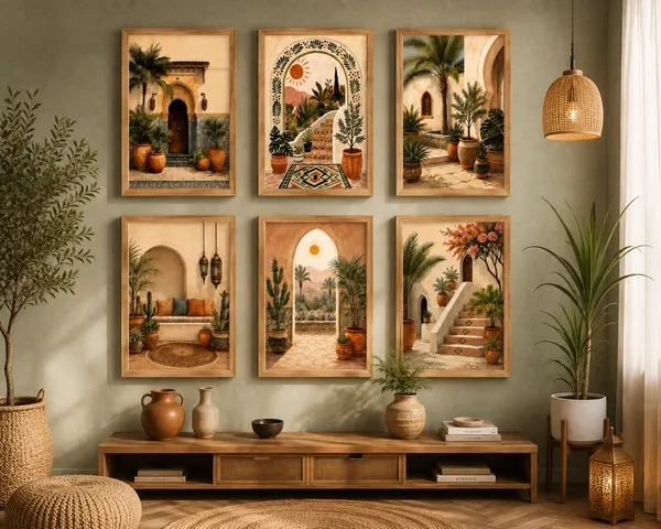 Wooden_Mediterranean_Archway_Print_Wall_Art_Set