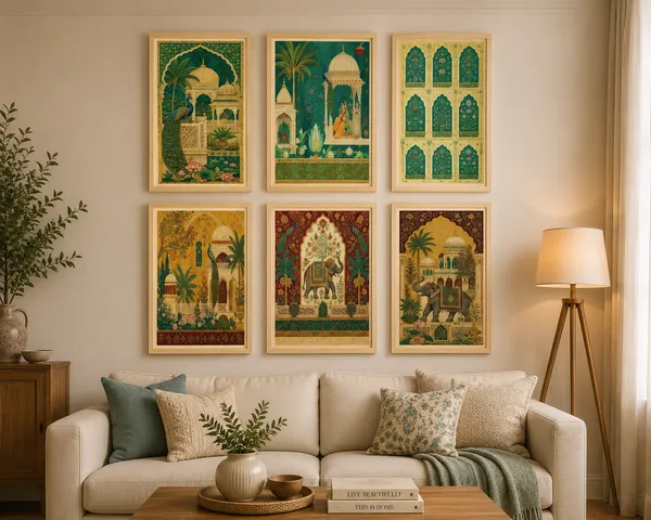 Traditional_Archway_Art_Set_Of_6_Framed_Wall_Paintings