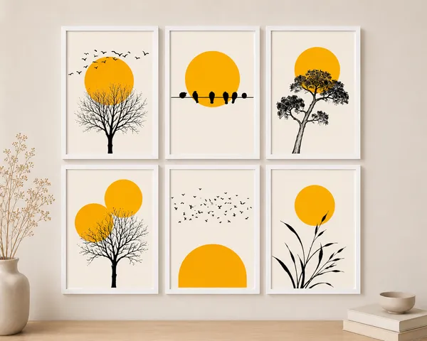 Modern_Botanical_Sun_Framed_Wall_Art_Set