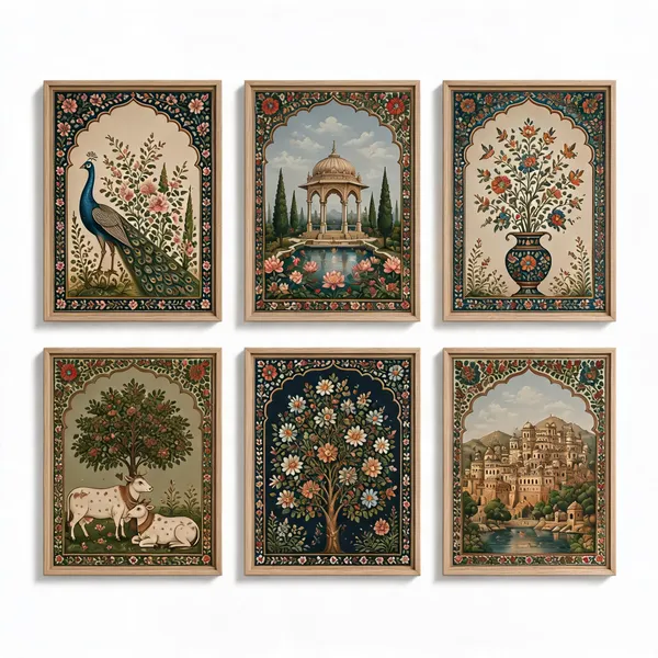 Traditional_Floral_And_Scenic_Framed_Wall_Art_Set