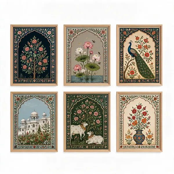 Wood_Traditional_Floral_Art_Framed_Wall_Decor_Set