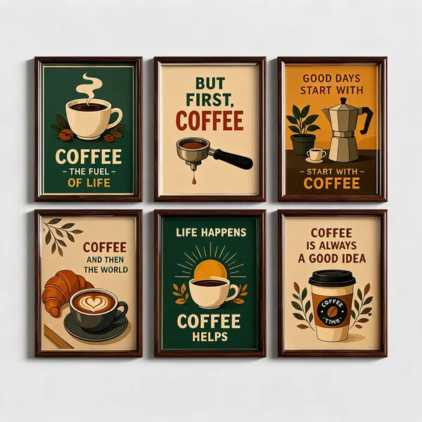 Coffee_Quote_Framed_Wall_Art_Set_Of_6