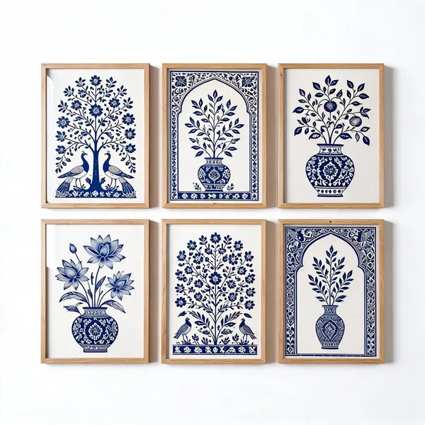 Wood_Traditional_Botanical_Print_Wall_Art_Set