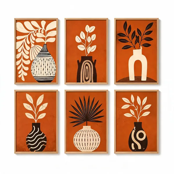 Wooden_Bohemian_Botanical_Framed_Wall_Art_Set