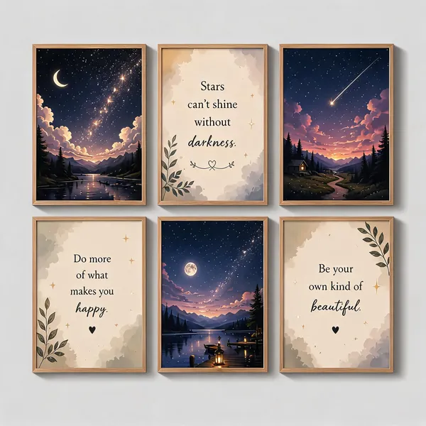 Nature_Inspirational_Quote_Framed_Wall_Art_Set