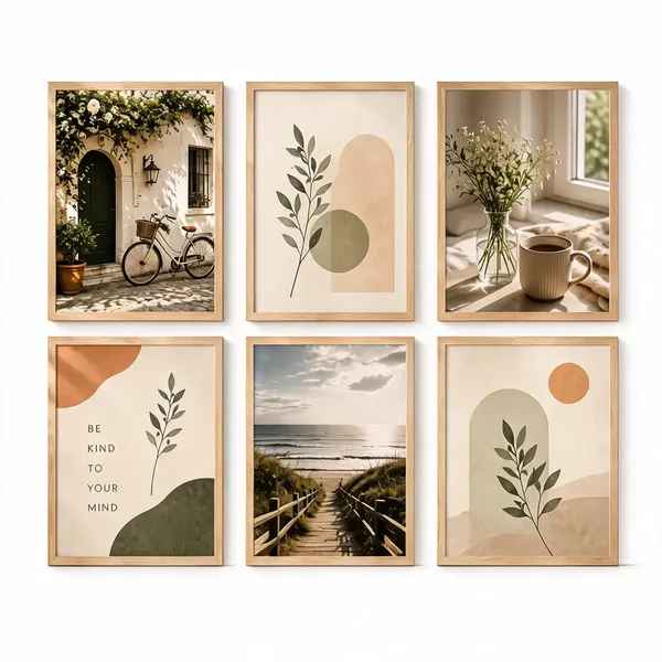 Wooden_Botanical_Abstract_Set_Of_6_Framed_Wall_Art