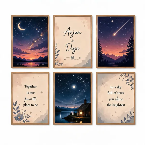 Wooden_Framed_Personalized_Quote_Wall_Art_Set