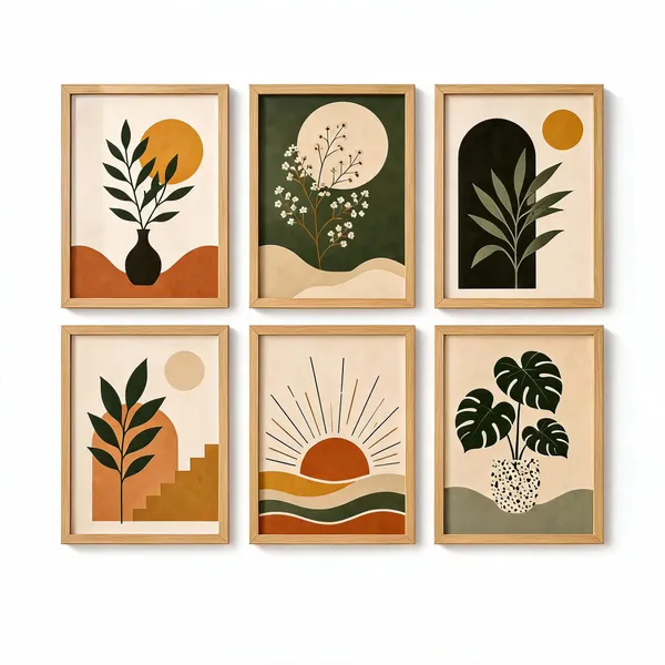 Wooden_Abstract_Botanical_Set_Of_6_Wall_Art_Frames