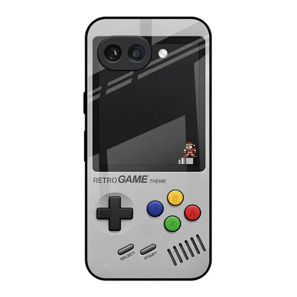 Gray_Retro_Game_Theme_Mobile_Phone_Case