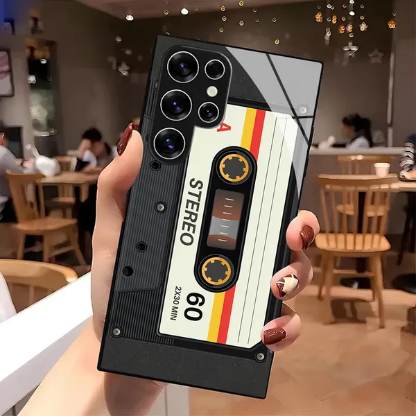 Black_Retro_Cassette_Design_Phone_Case