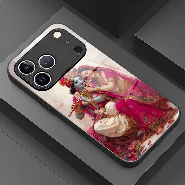 Krishna_Radha_Printed_Smartphone_Case_With_Black_Bumper