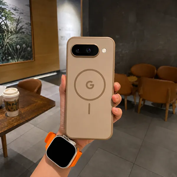 Beige_Magnetic_Ring_Phone_Case
