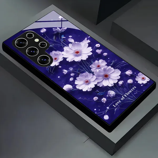 Purple_Floral_Printed_Phone_Case