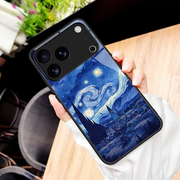 Blue_Starry_Night_Printed_Phone_Case_For_Smartphones