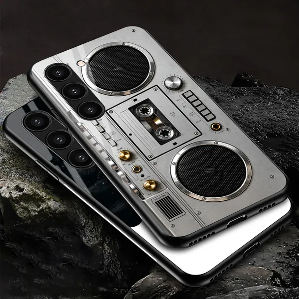 Silver_Retro_Boombox_Phone_Case_for_Smartphones