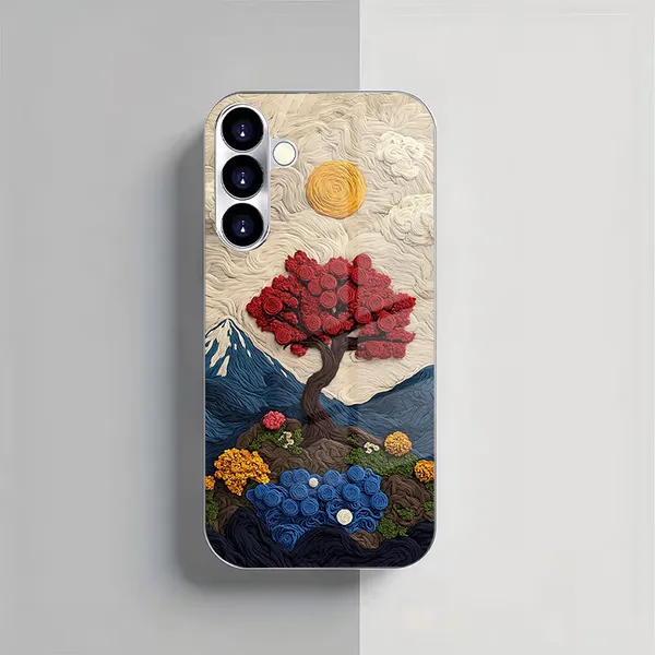 Artistic_Tree_Pattern_Textured_Phone_Case