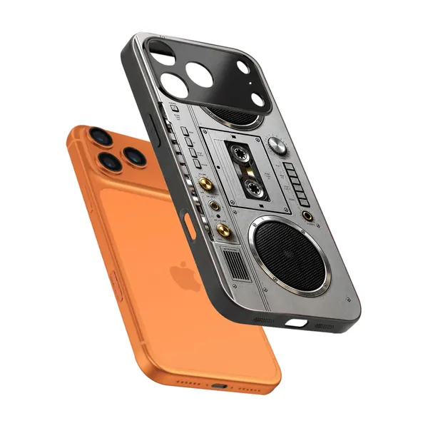 Silver_Retro_Boombox_Phone_Case_for_Smartphones